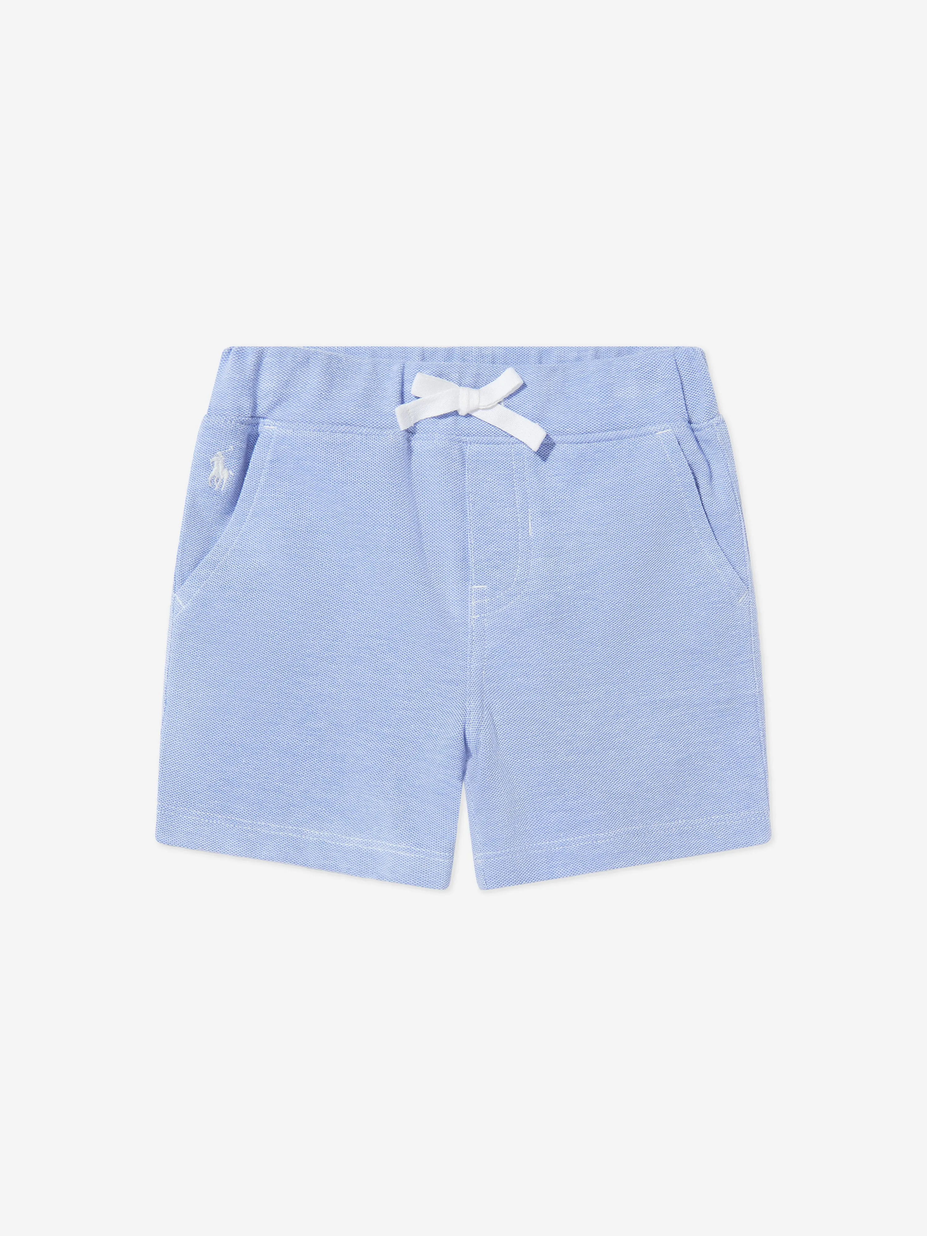 Ralph Lauren Baby Boys 3 Piece Short Set in Blue