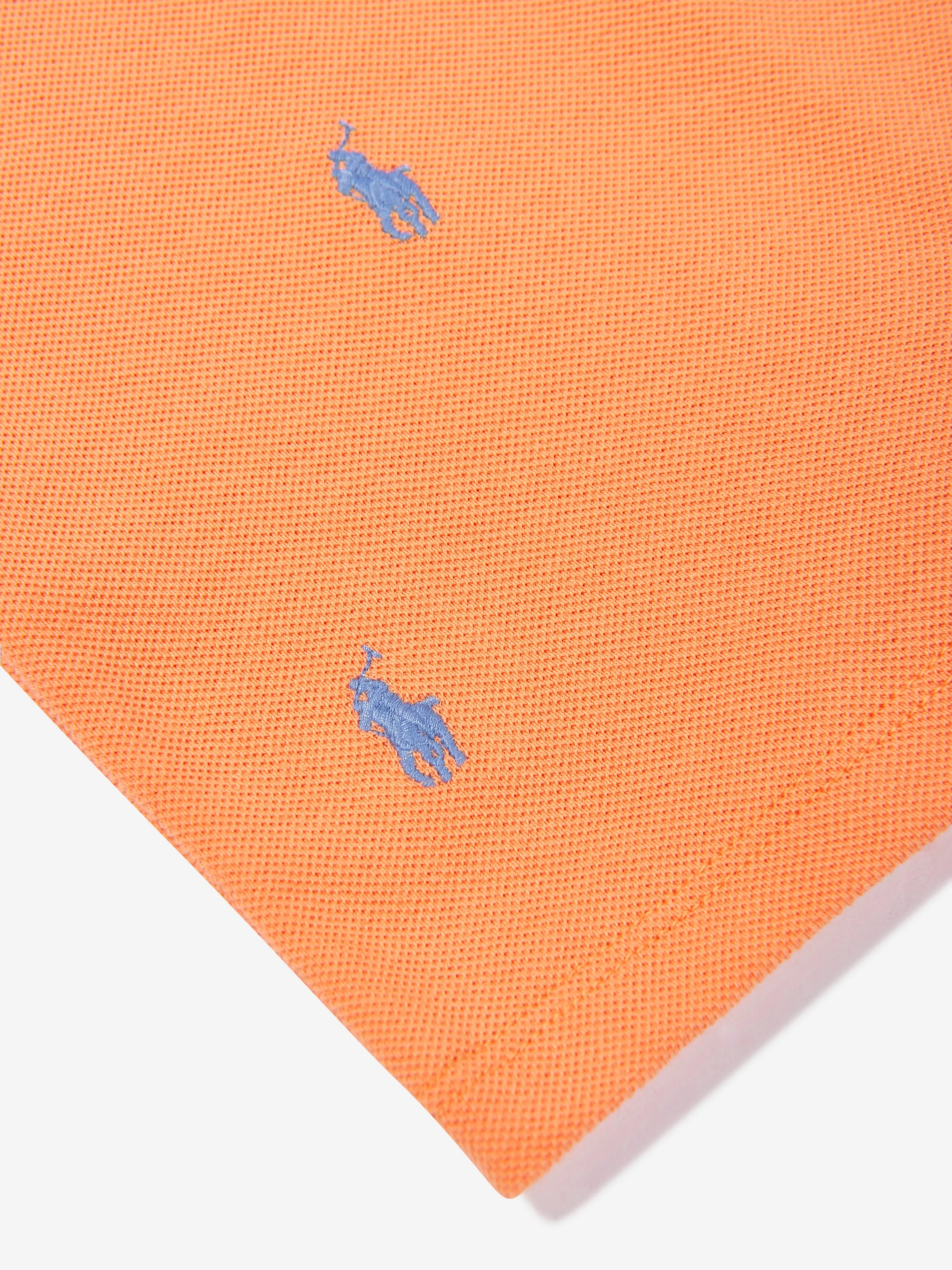 Ralph Lauren Baby Boys Logo Romper in Orange