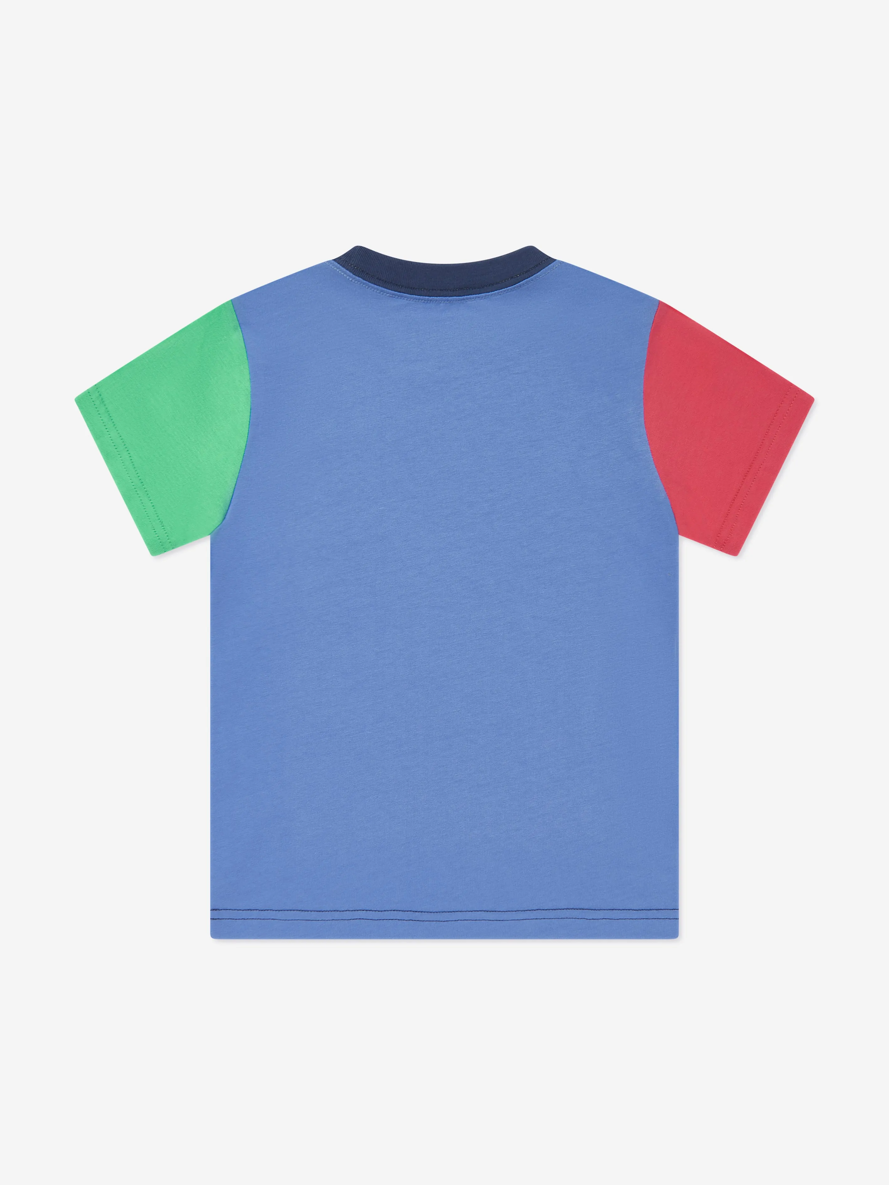 Ralph Lauren Boys Colourblock T-Shirt in Navy