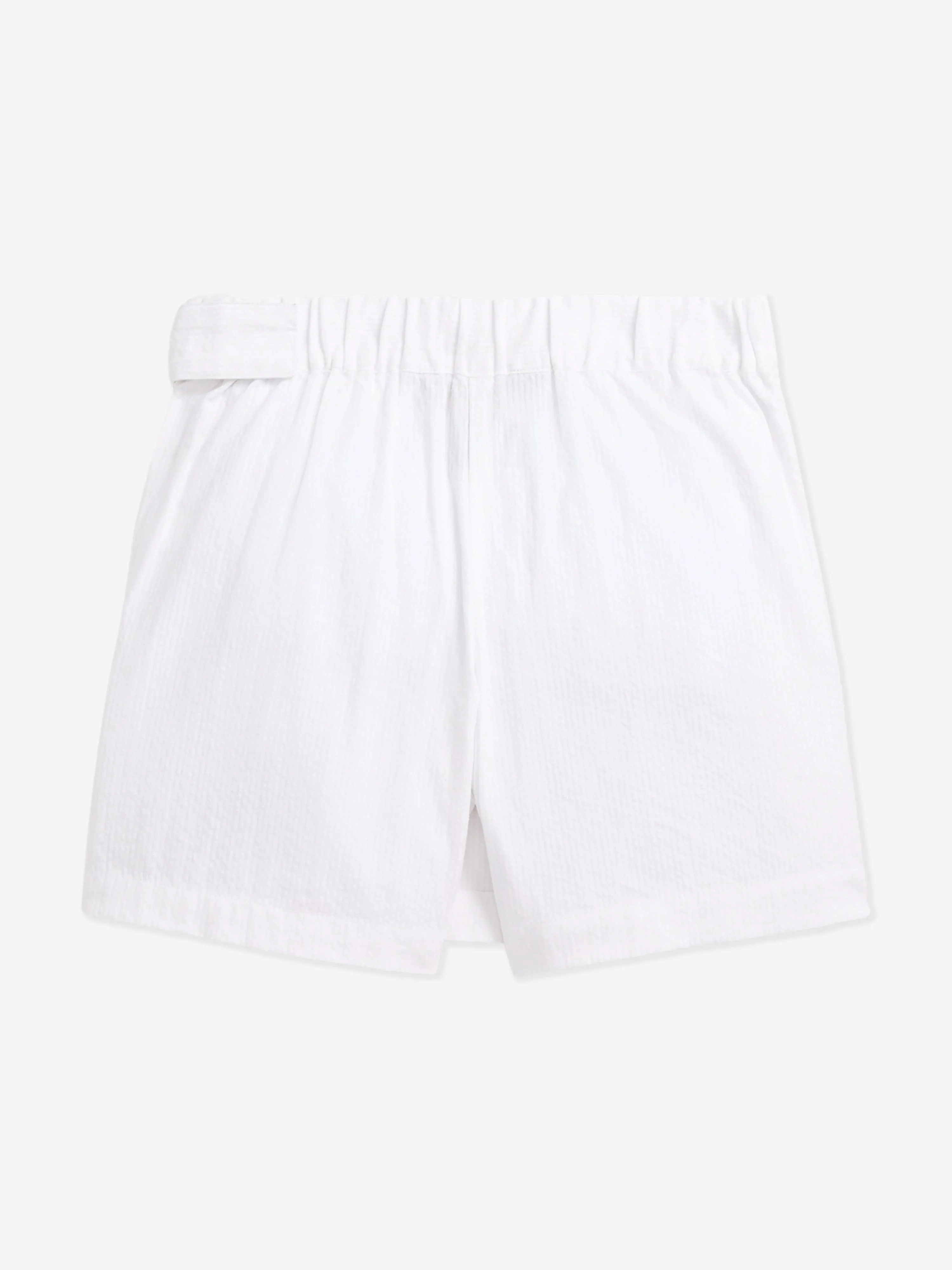 Ralph Lauren Girls Pleated Skort in White