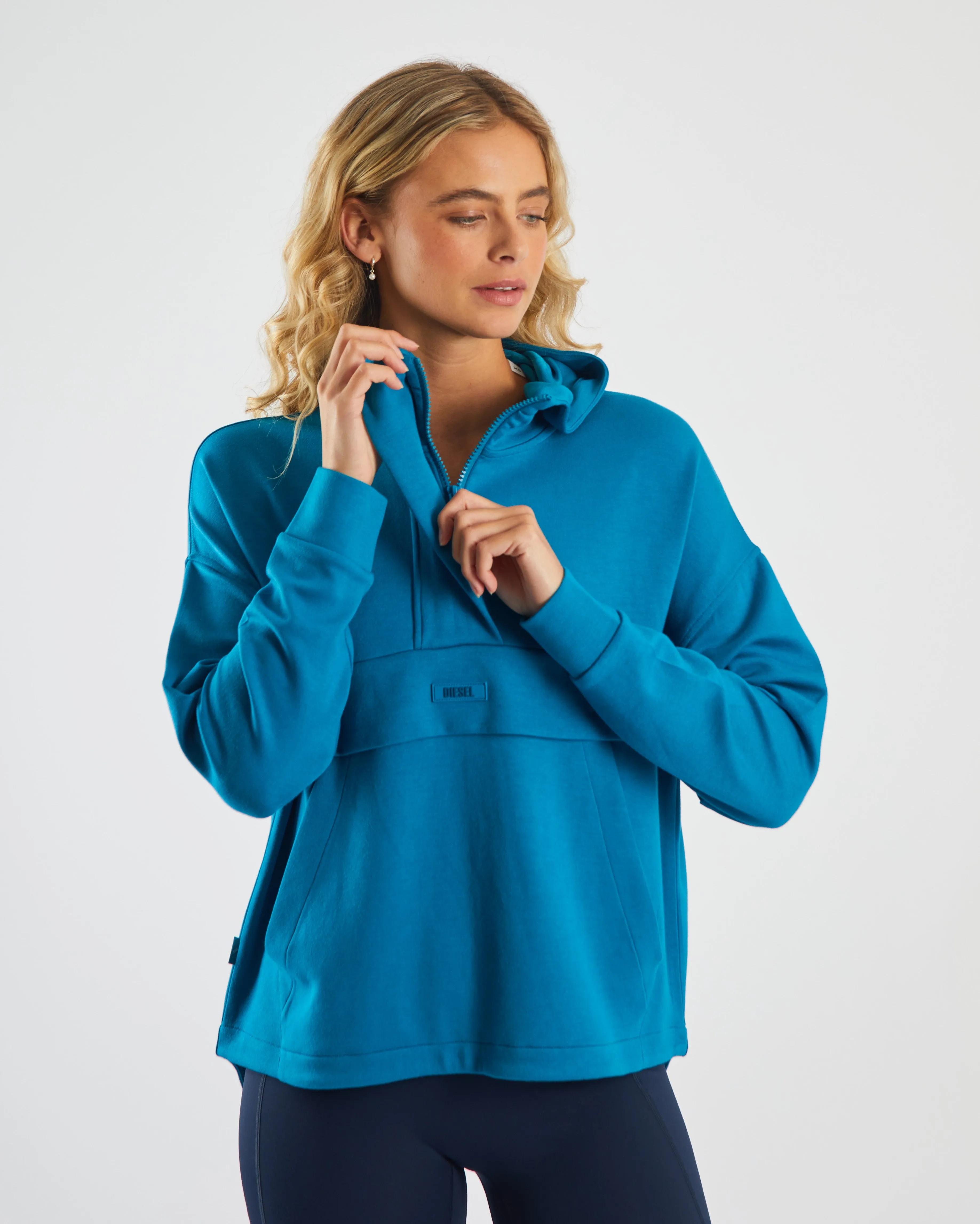 Rio Half Zip Marine Teal