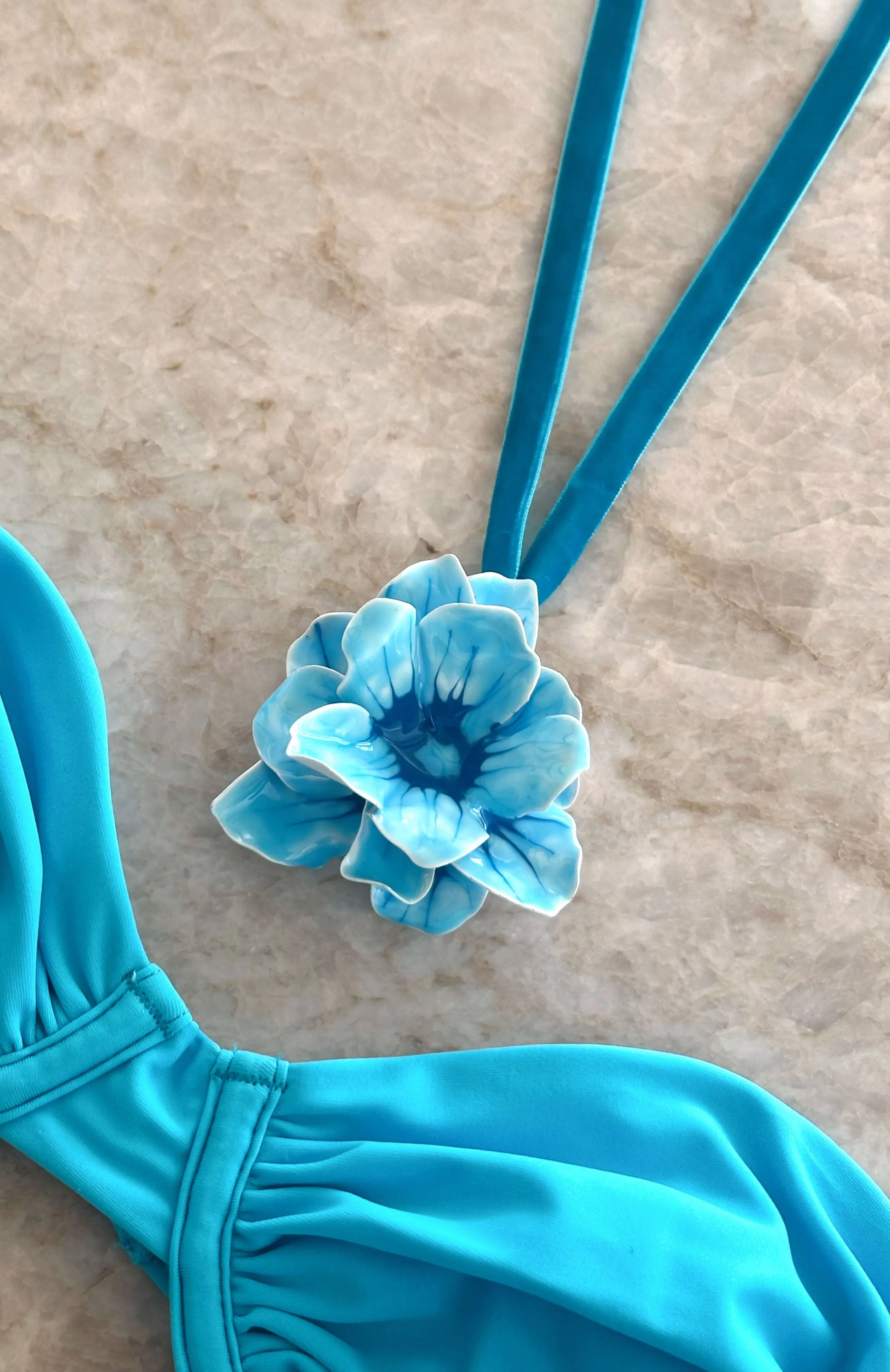 Rue Necklace Blue