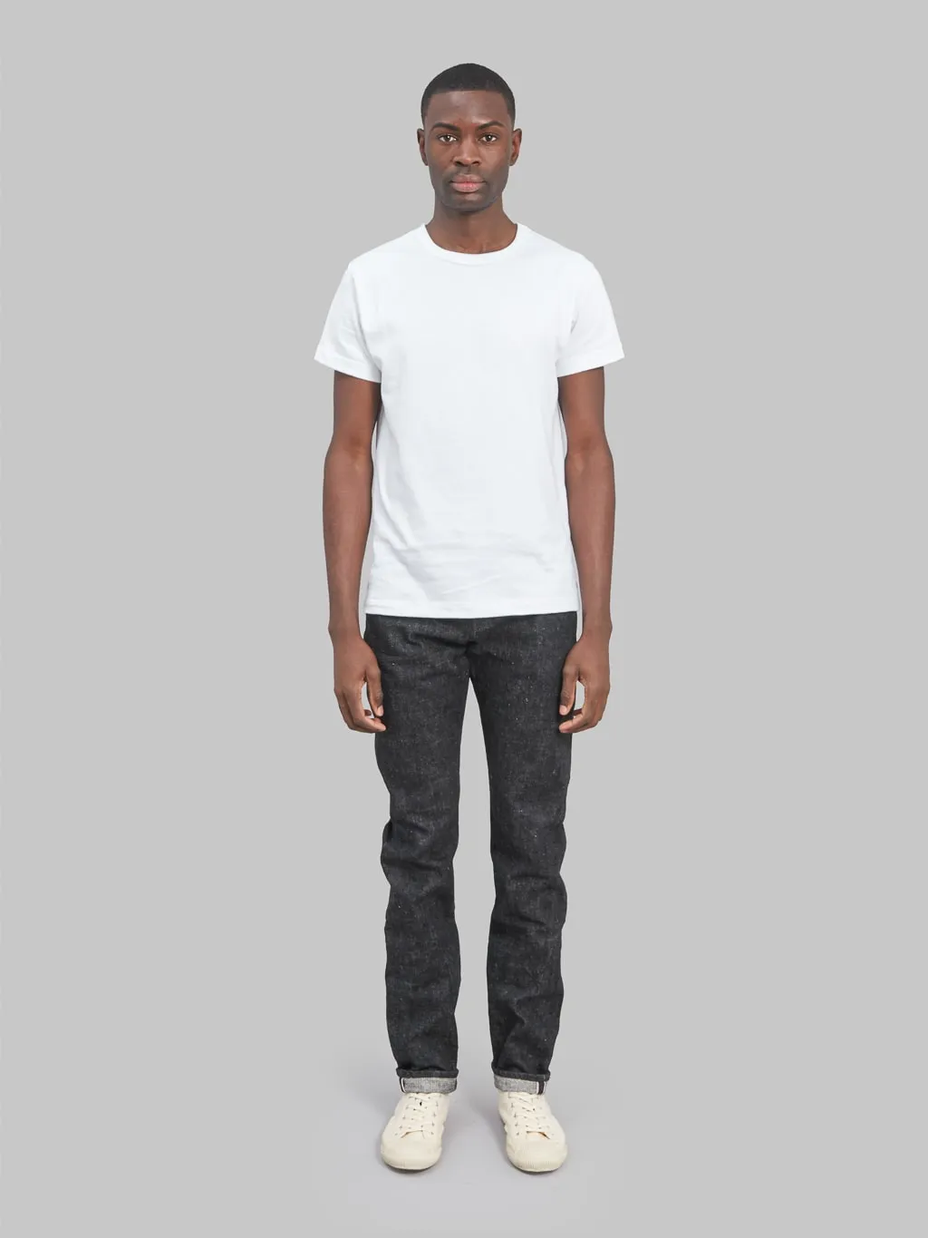 Samurai Jeans S211BK Koku-Benkei 17oz Slubby Black Relaxed Tapered Jeans