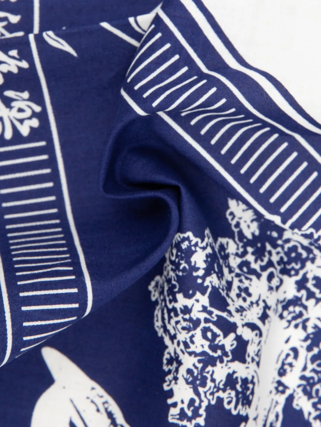 Samurai Jeans SJ-01 Bonsai Pattern Bandana Navy