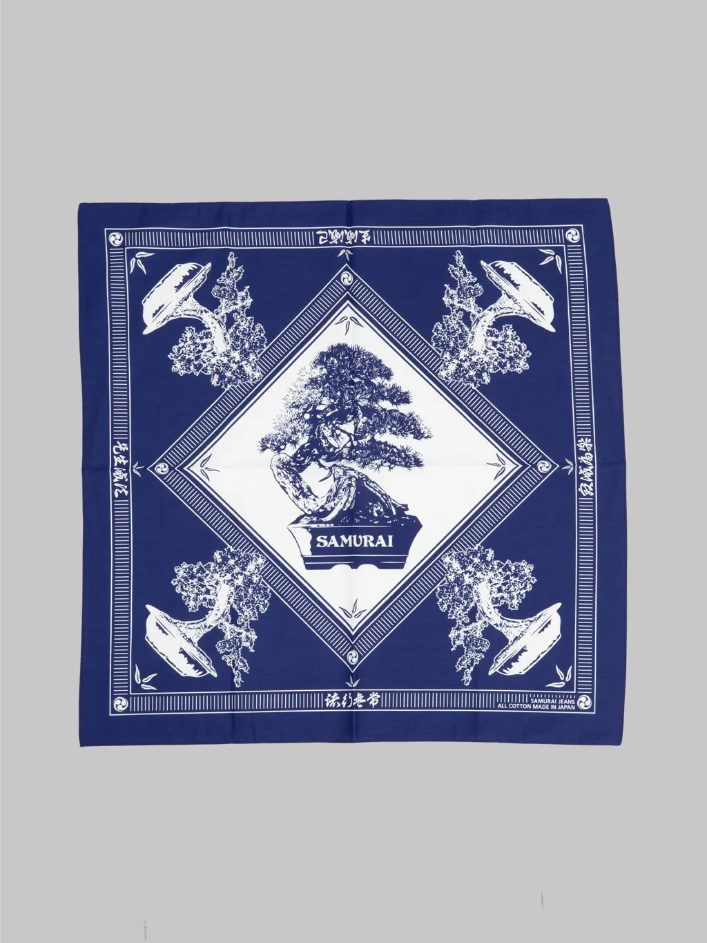 Samurai Jeans SJ-01 Bonsai Pattern Bandana Navy