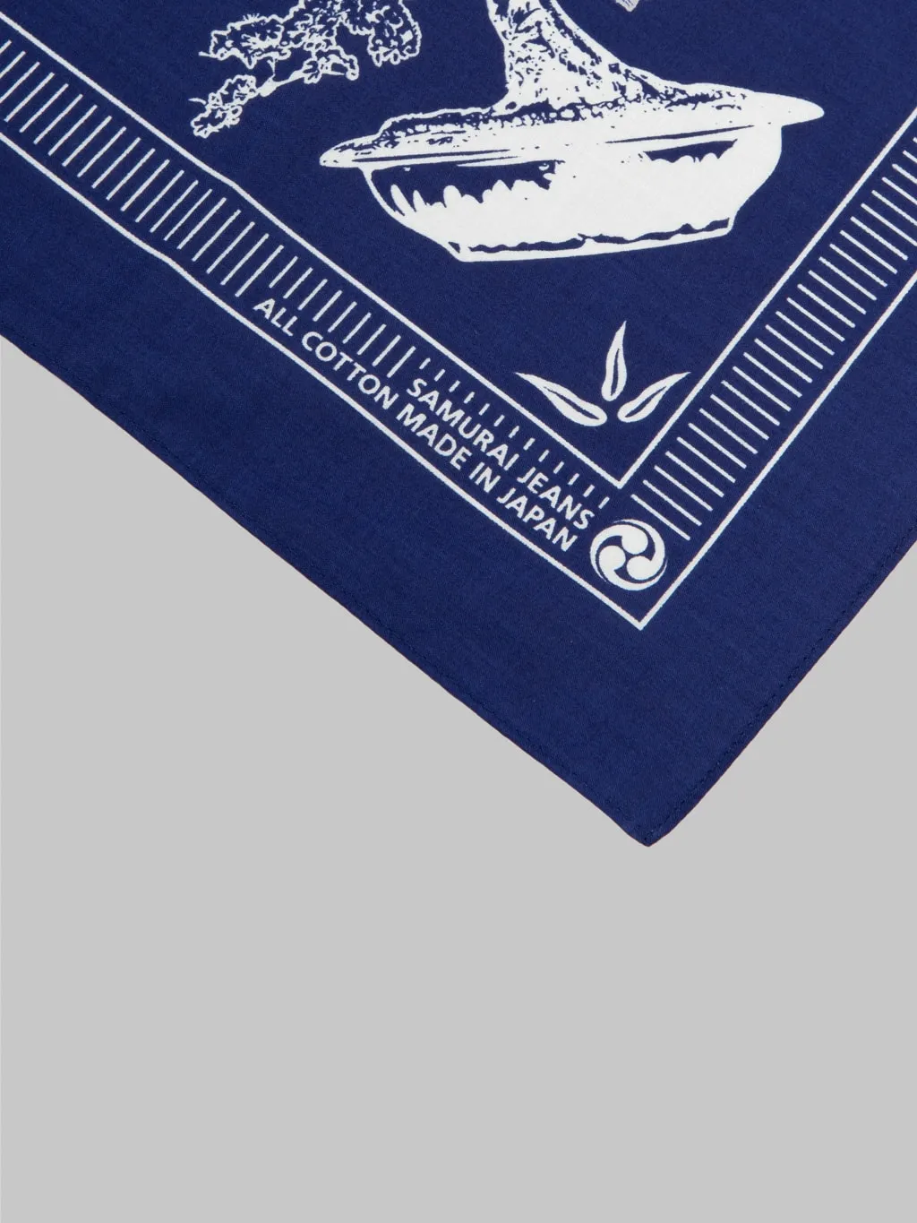 Samurai Jeans SJ-01 Bonsai Pattern Bandana Navy