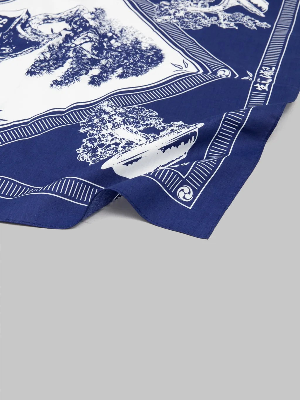 Samurai Jeans SJ-01 Bonsai Pattern Bandana Navy