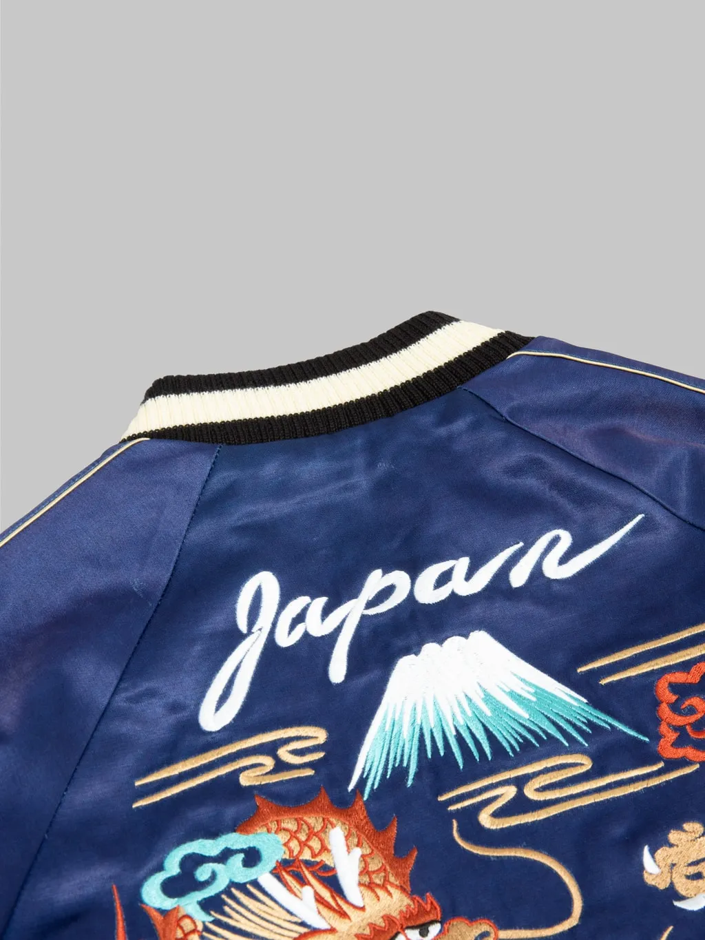 Samurai Jeans SJSKJ24 Sukajan Embroidered Satin Souvenir Jacket