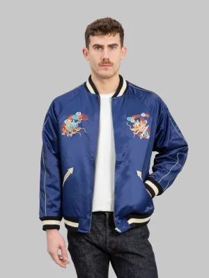 Samurai Jeans SJSKJ24 Sukajan Embroidered Satin Souvenir Jacket