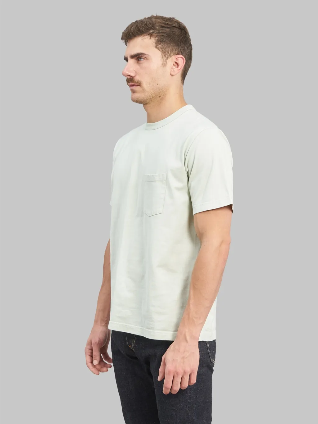 Seuvas Cotton Crew Neck T-Shirt Matcha