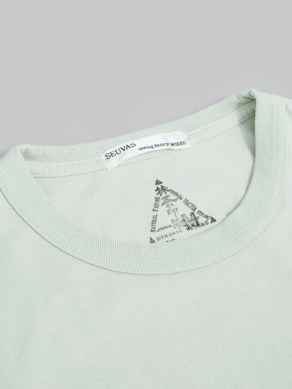 Seuvas Cotton Crew Neck T-Shirt Matcha