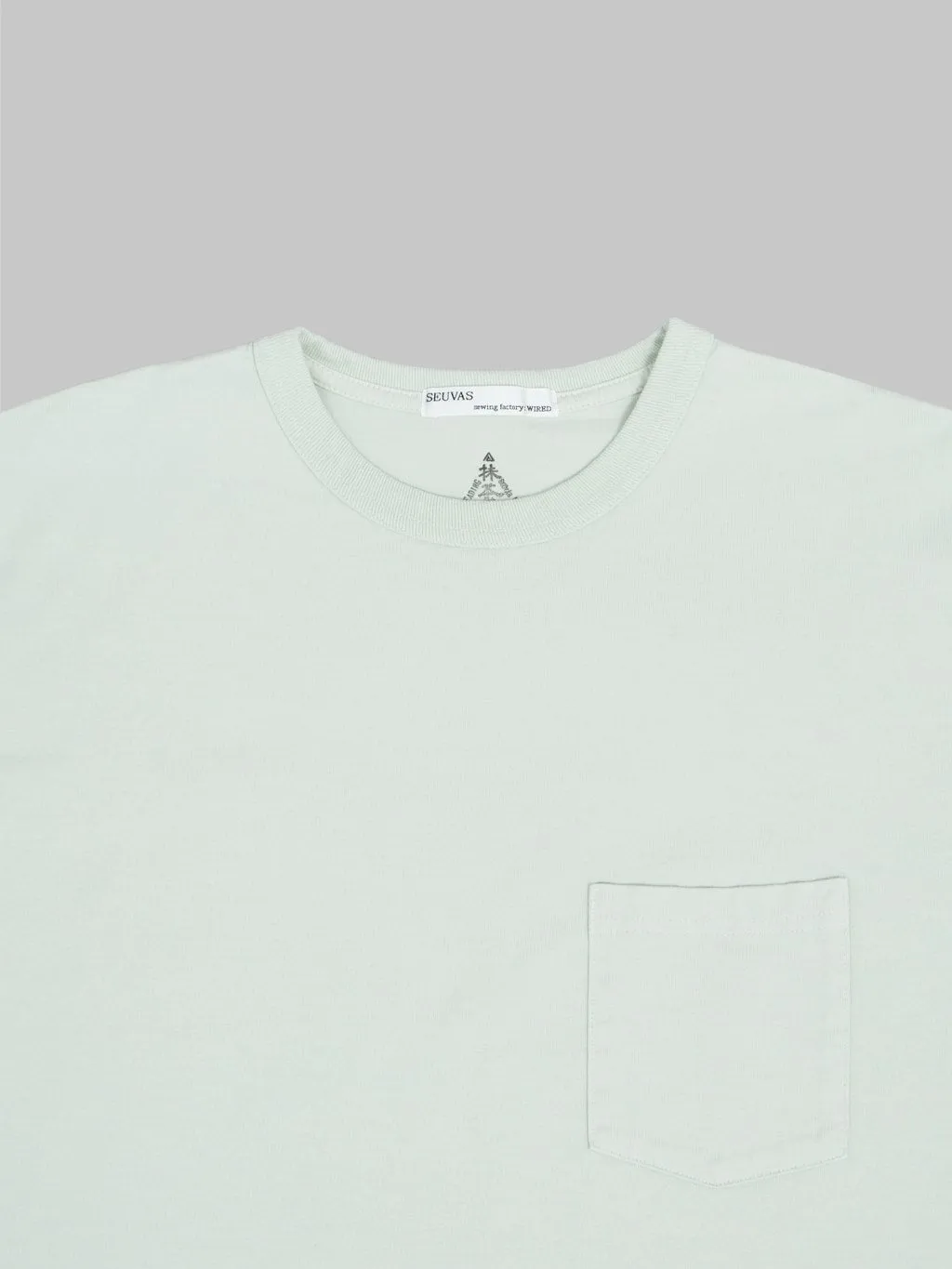 Seuvas Cotton Crew Neck T-Shirt Matcha