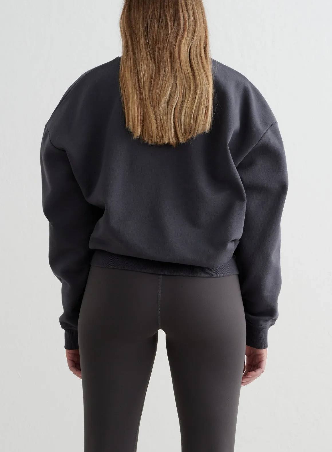 Shadow Grey Serif Sweatshirt