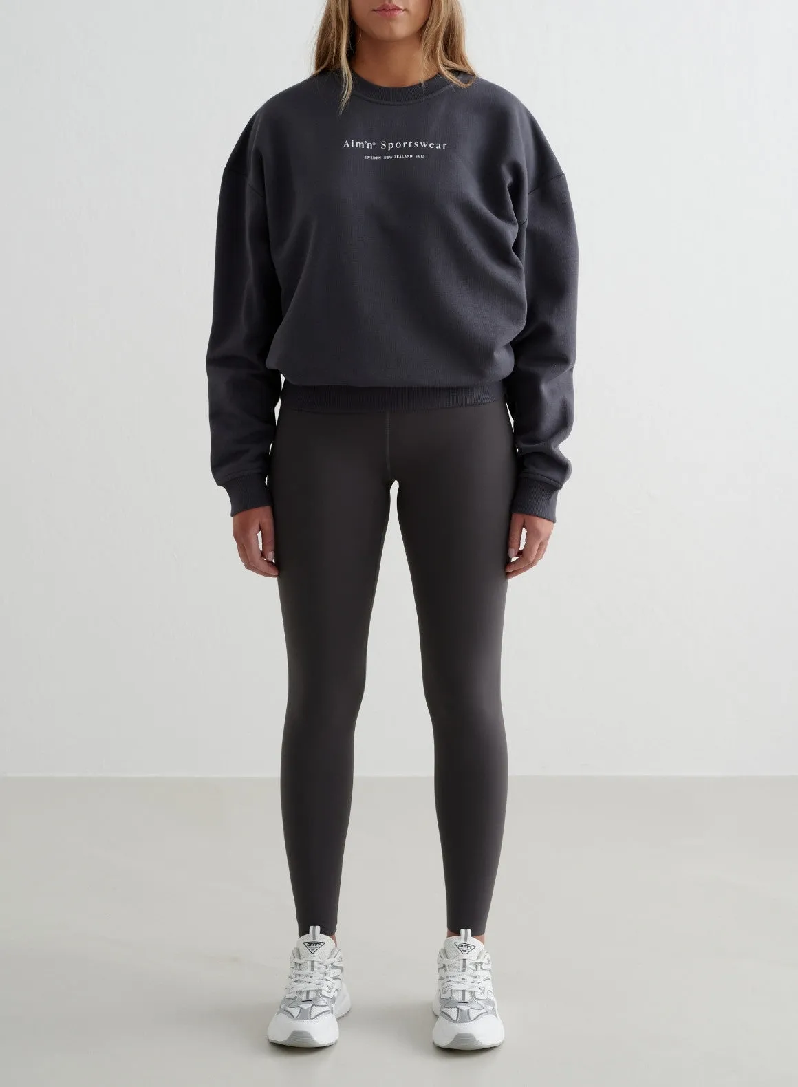 Shadow Grey Serif Sweatshirt