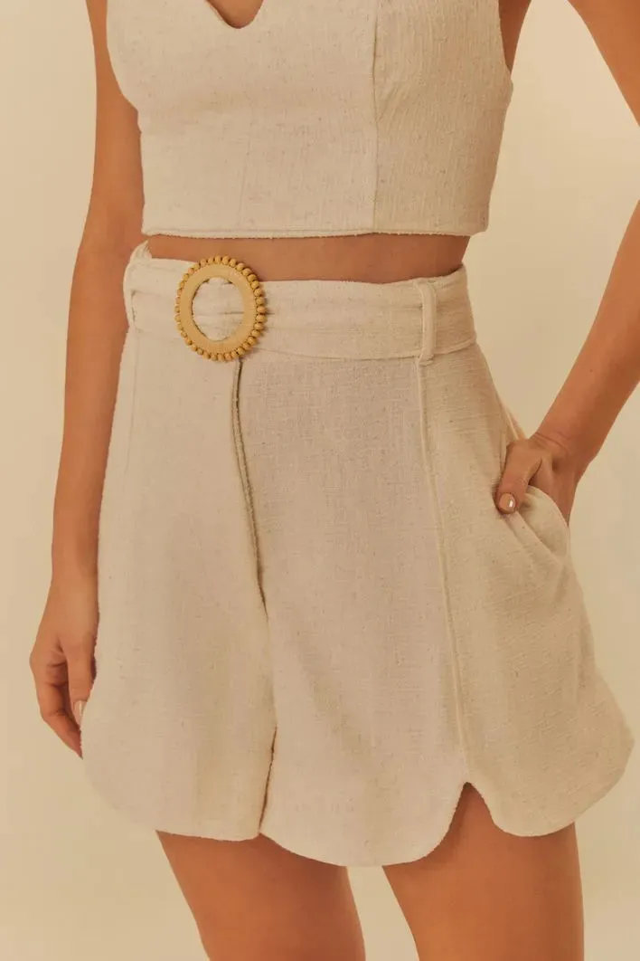 Short Fivela Tweed