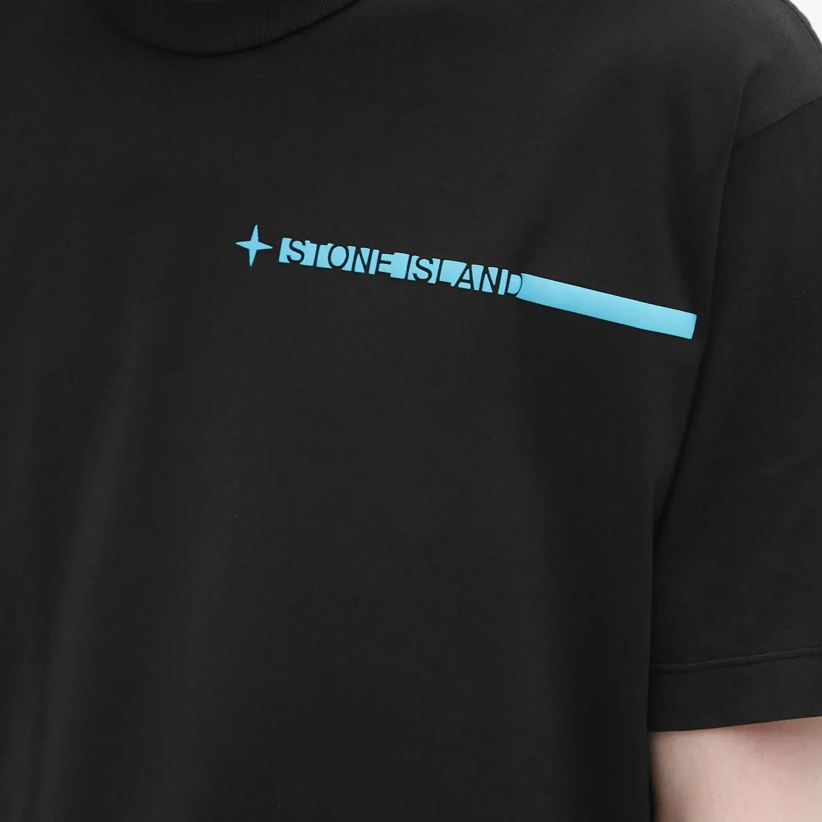 Stone Island Black Logo T-Shirt