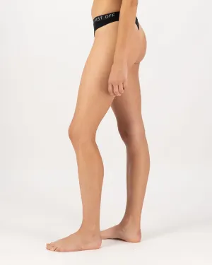 Stratos Merino Thong - Black