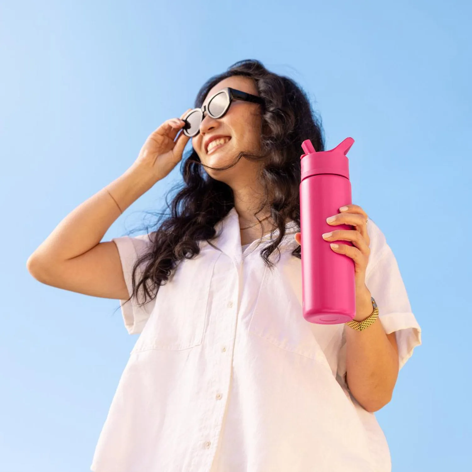 Summit Water Bottle with Straw Lid