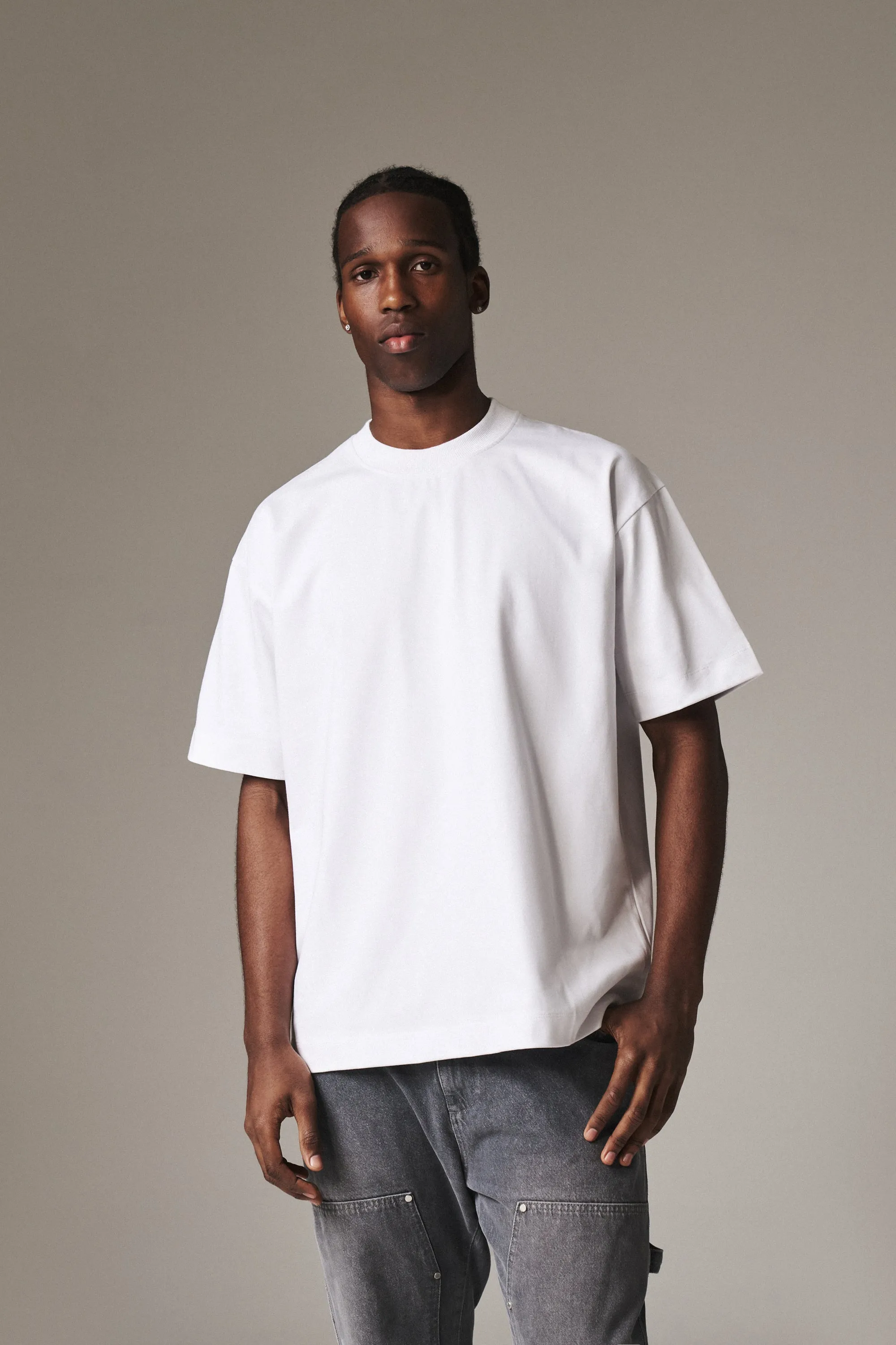 SUPER HEAVYWEIGHT BLANK T-SHIRT - WHITE