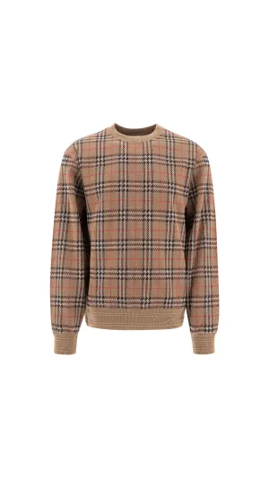 Sweater Relaxed Fit Burberry - Chestnut