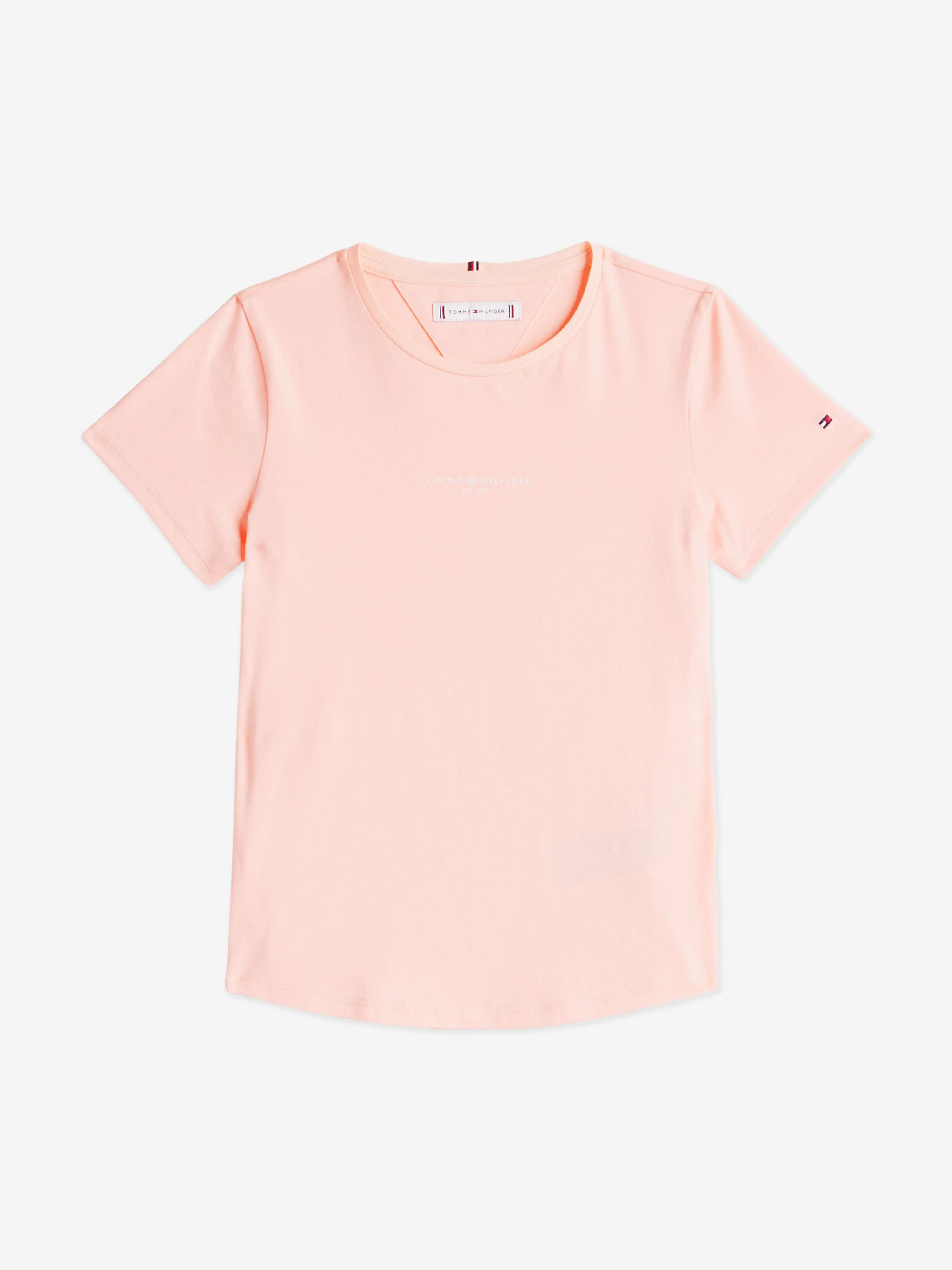 Tommy Hilfiger Girls T-Shirt and Shorts Set in Pink