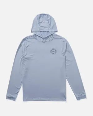Watermark Hood Sunshirt - Blue Fog