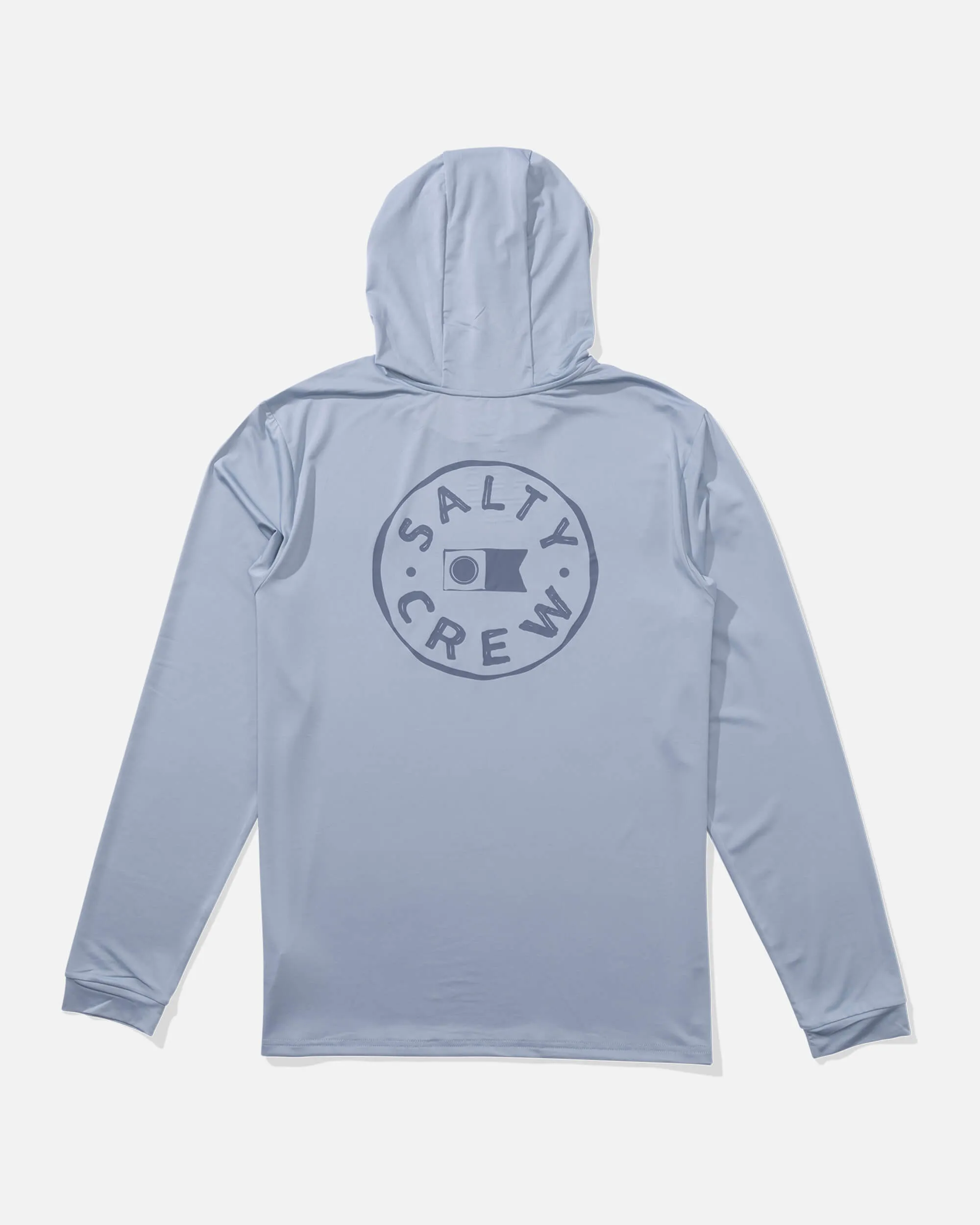 Watermark Hood Sunshirt - Blue Fog