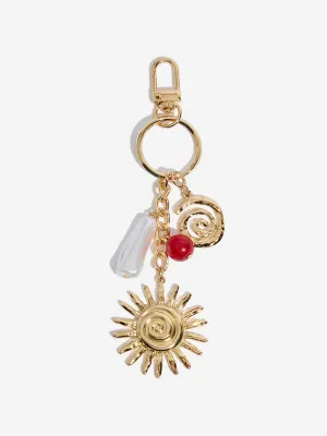 Westside Gold Metallic Sun Bag Charm