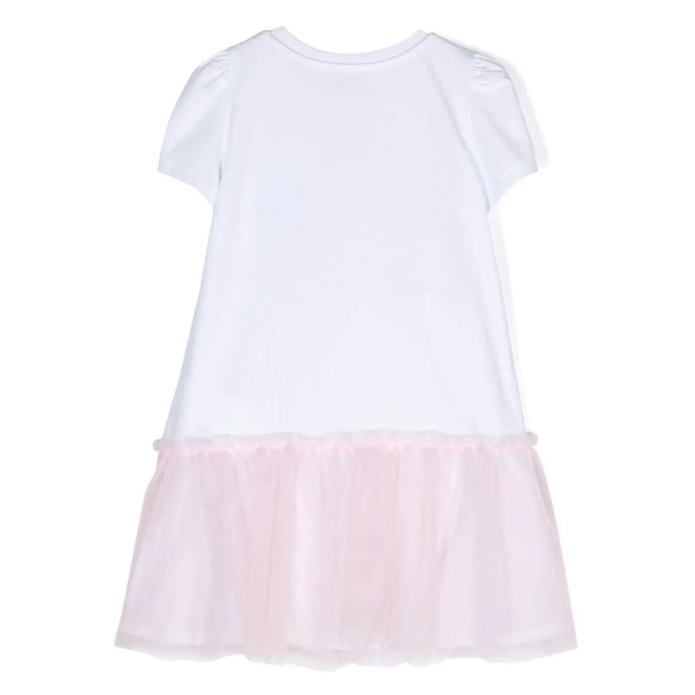 White & Pink Repunzel Dress
