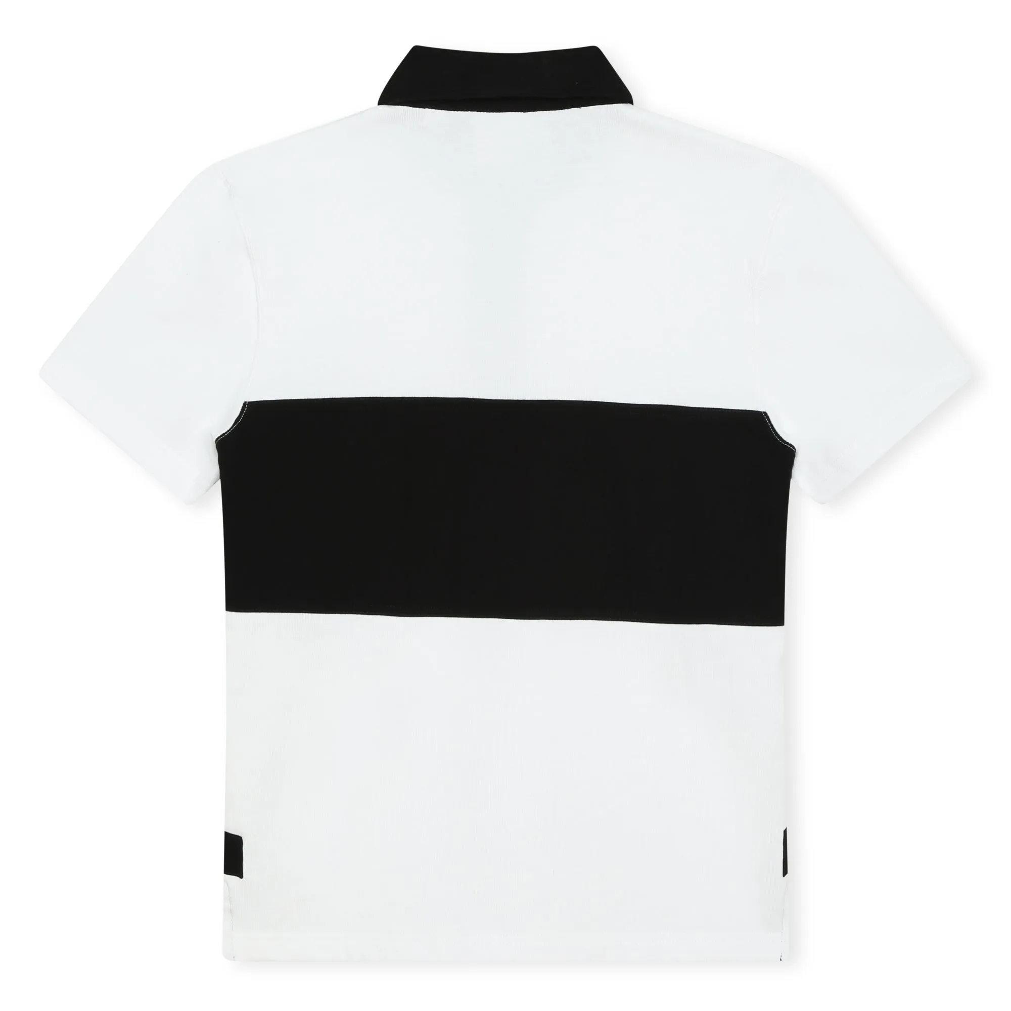 White Cotton Rugby Shirt