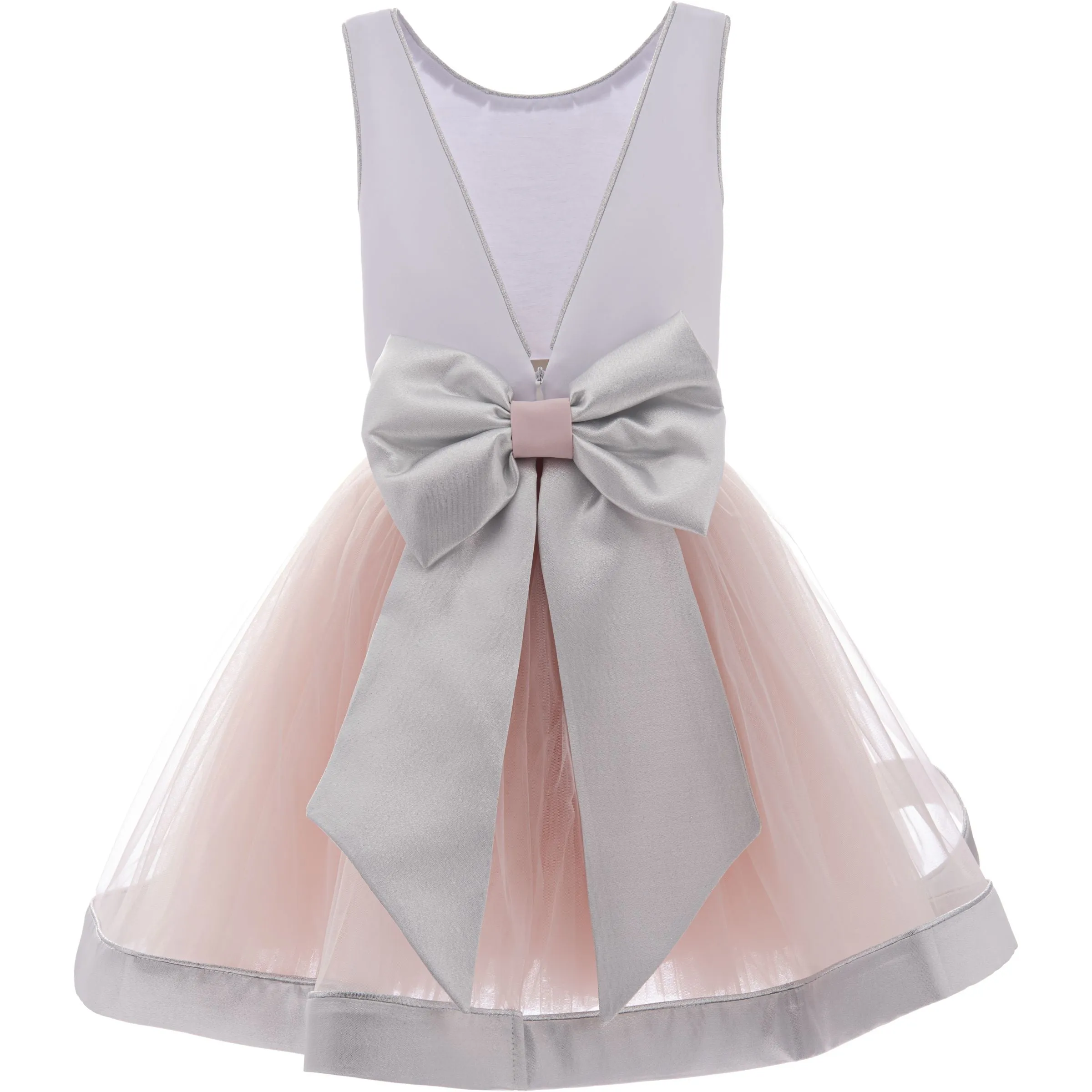 White Emory Bow Dress
