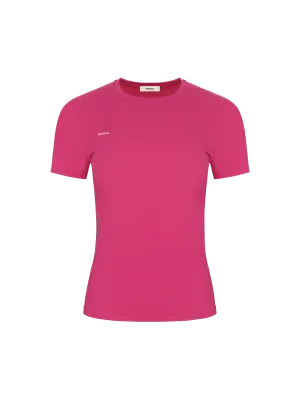 Womens 365 Cotton-Stretch T-shirt—Howlite Pink