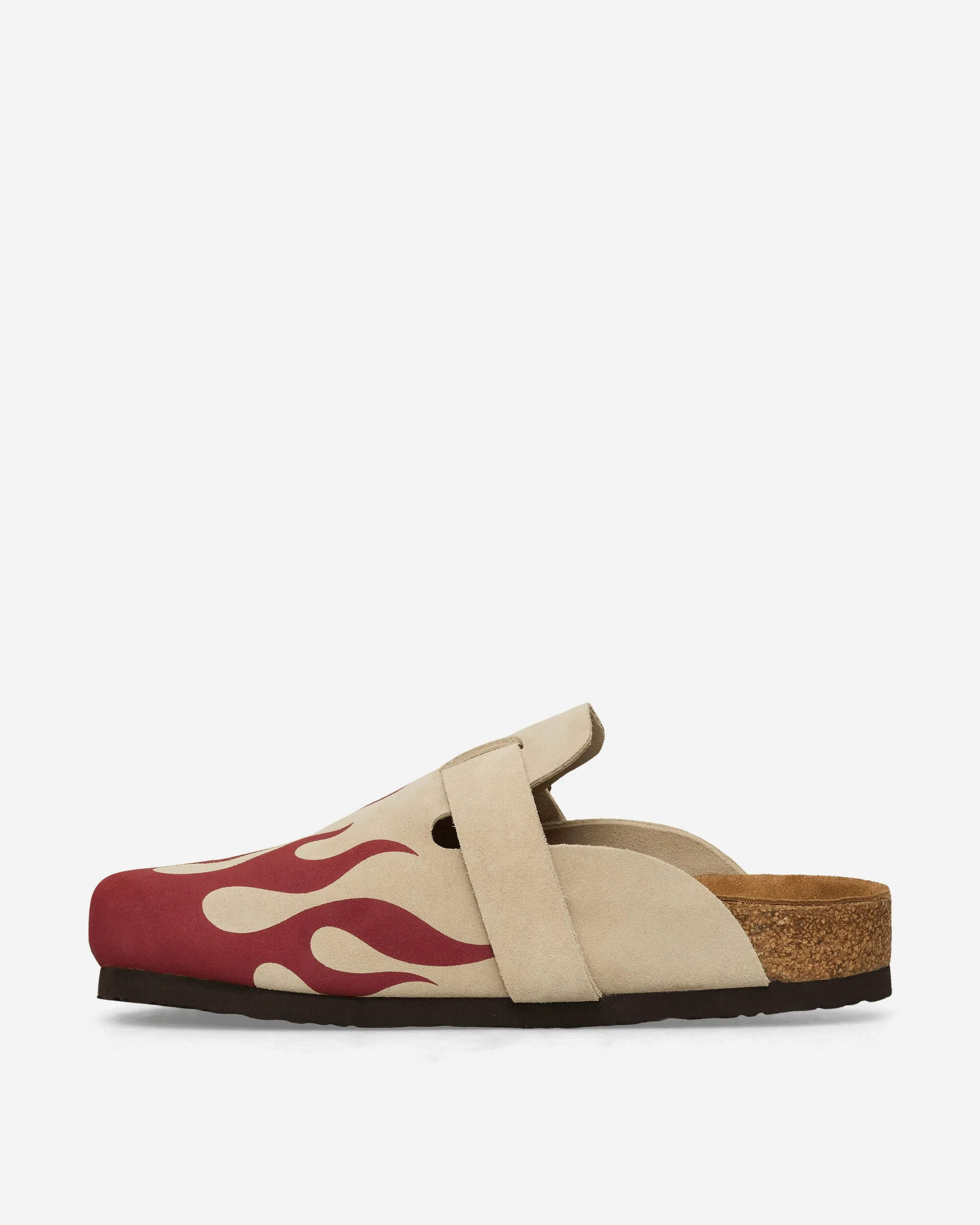 Women's Fire Pattern Sandals Beige