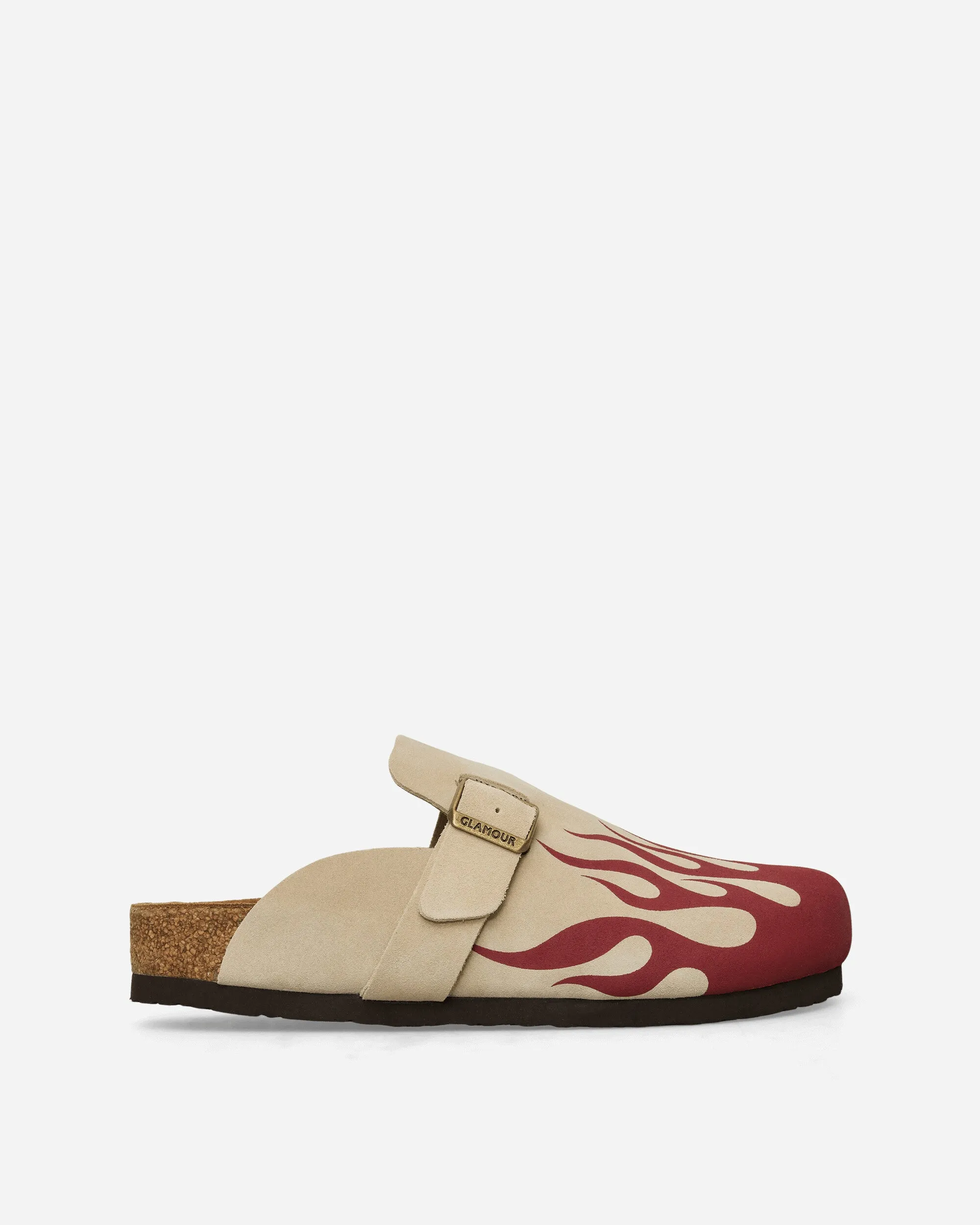 Women's Fire Pattern Sandals Beige