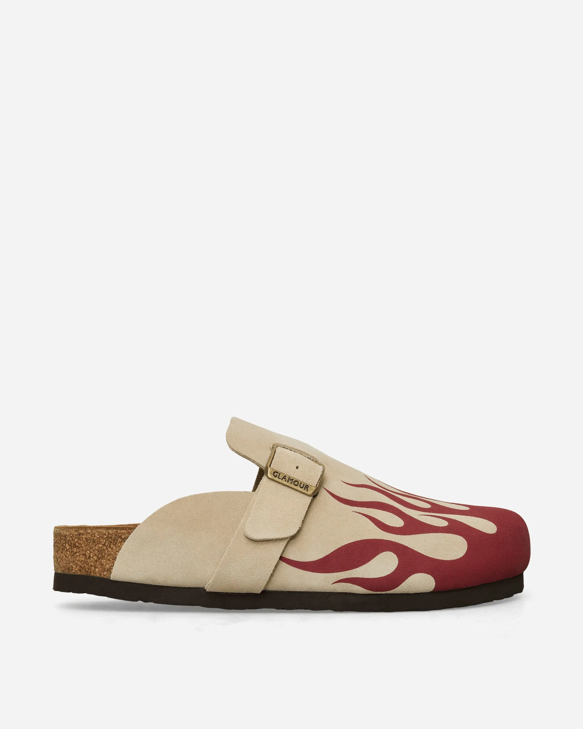 Women's Fire Pattern Sandals Beige