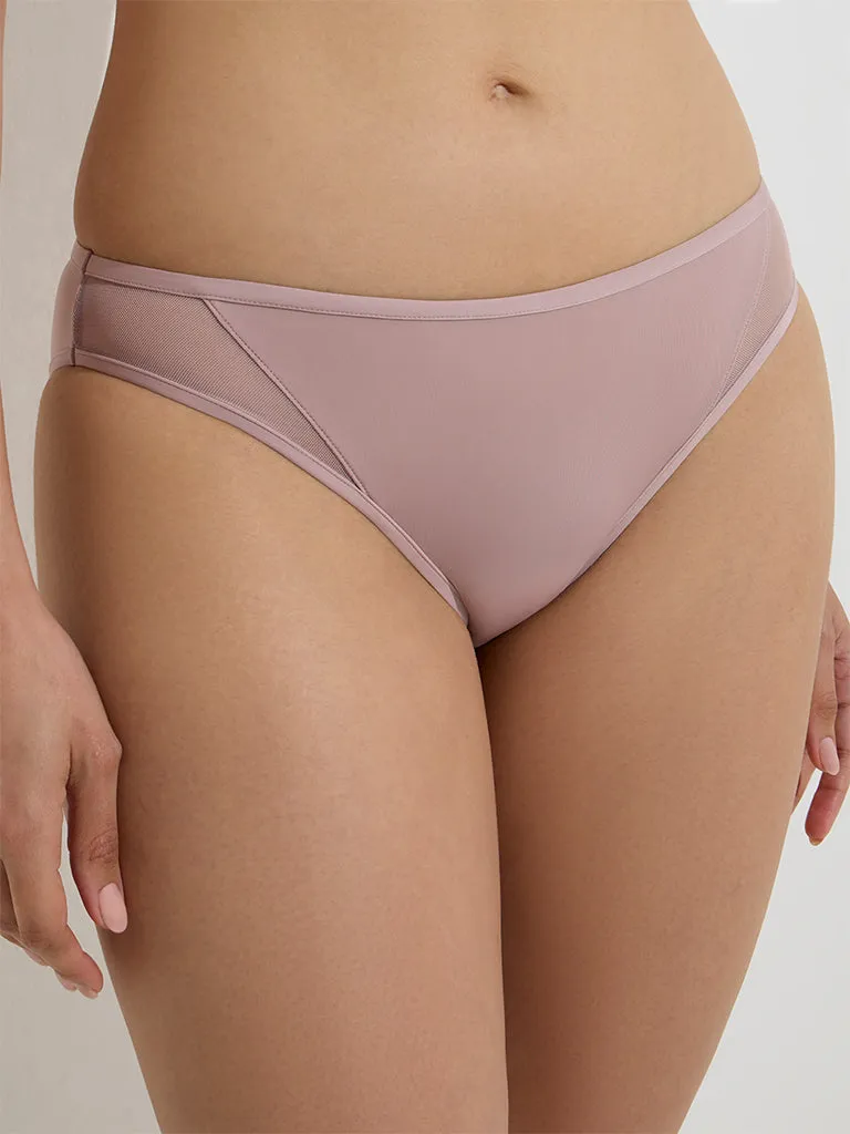 Wunderlove Mauve Mesh-Detailed Brief