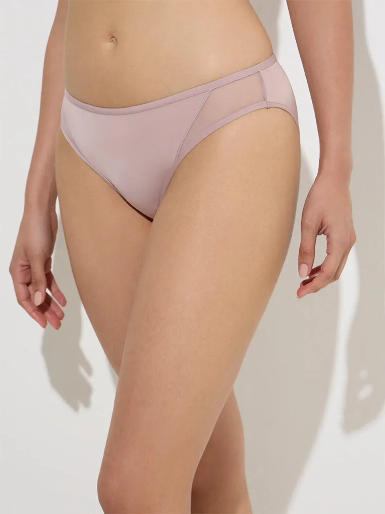 Wunderlove Mauve Mesh-Detailed Brief